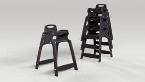 CSL Eco High Chair Stacked